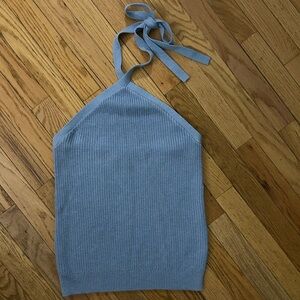 J. Crew Cotton-Blend Halter Sweater-Tank Size M (NWT)
